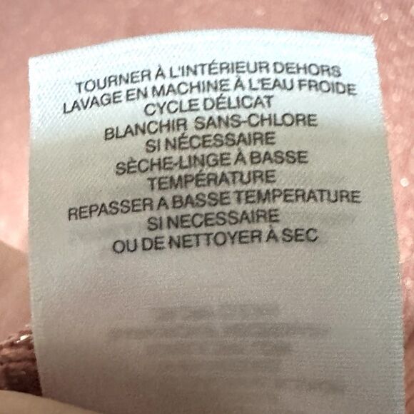 Tank Top Women’s 2X Pink Shimmery Sleeveless Knit Pullover NWT - Picture 6 of 8